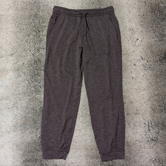 Lululemon Soft Jersey Classic-Fit Mid-Rise Jogger Heather Brown Women's 6 - Picture 6 of 12